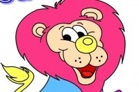Colora il leone Colora il leone