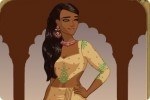 Donna indiana in sari