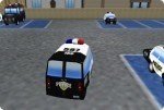 Parcheggia le auto della polizia Parcheggia le auto della polizia