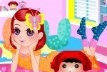 Ragazza in pigiama Ragazza in pigiama