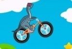 Le evoluzioni in bicicletta del dinosauro