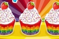 Muffin arcobaleno