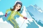 Vesti la ragazza con gli sci